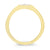 9ct gold oval shape diamond set pinky ring 0.06ct