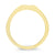 9ct gold oval diamond set pinky ring 0.01ct