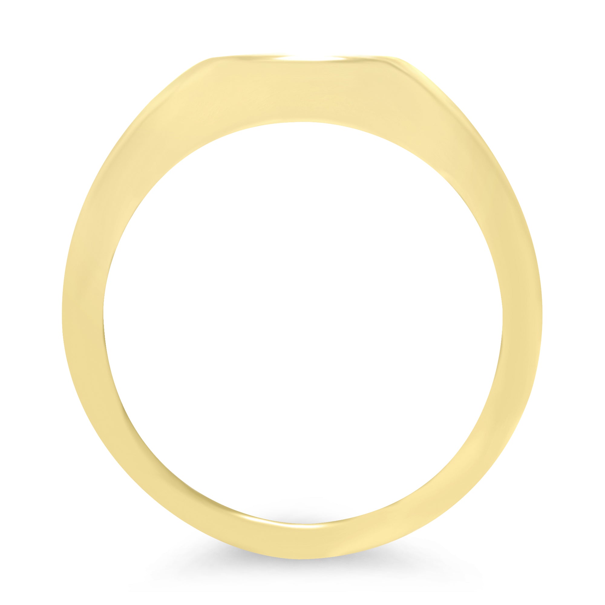 9ct gold round diamond set pinky ring 0.01ct