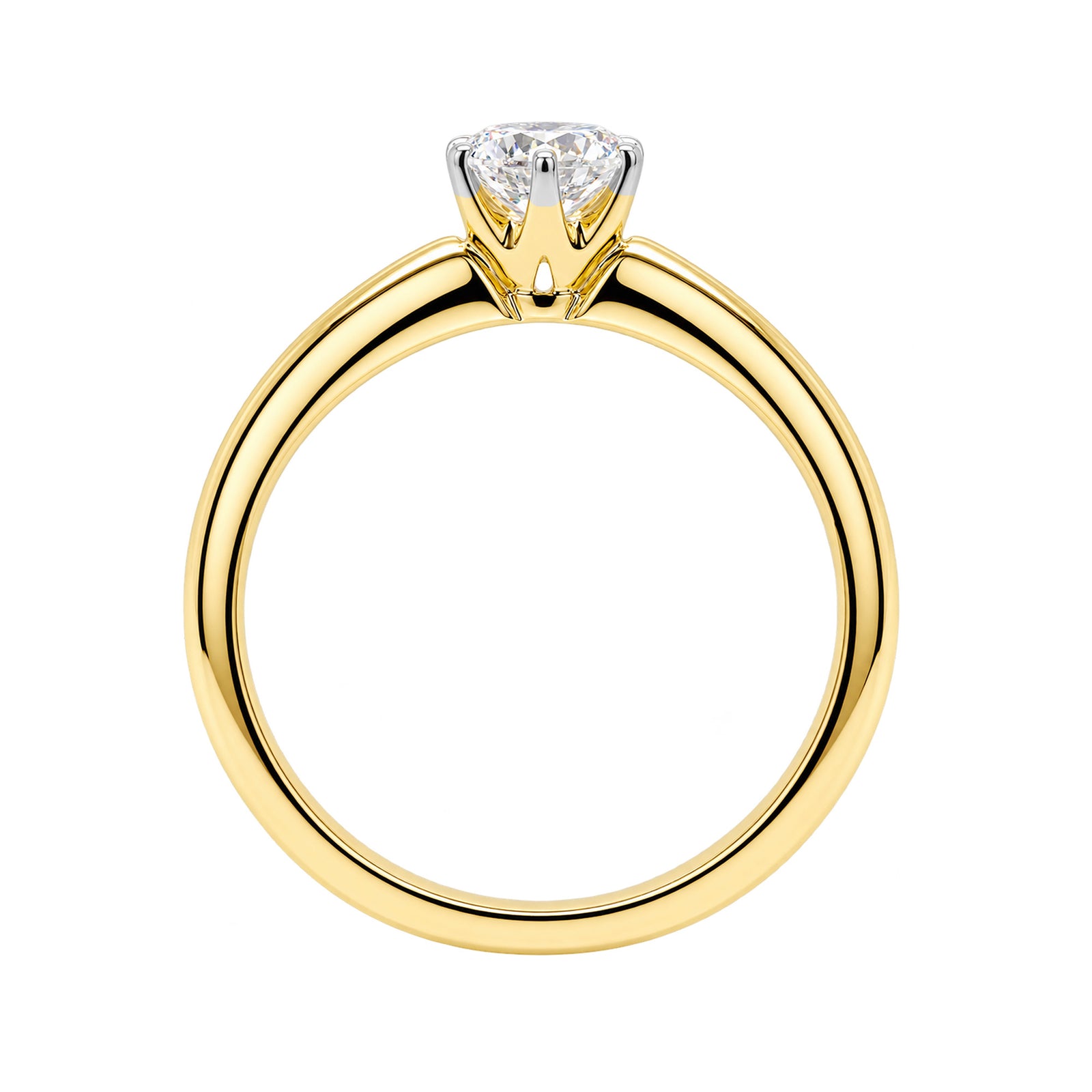 9ct gold lab grown E/VS Diamond single stone ring 1.50cts LG