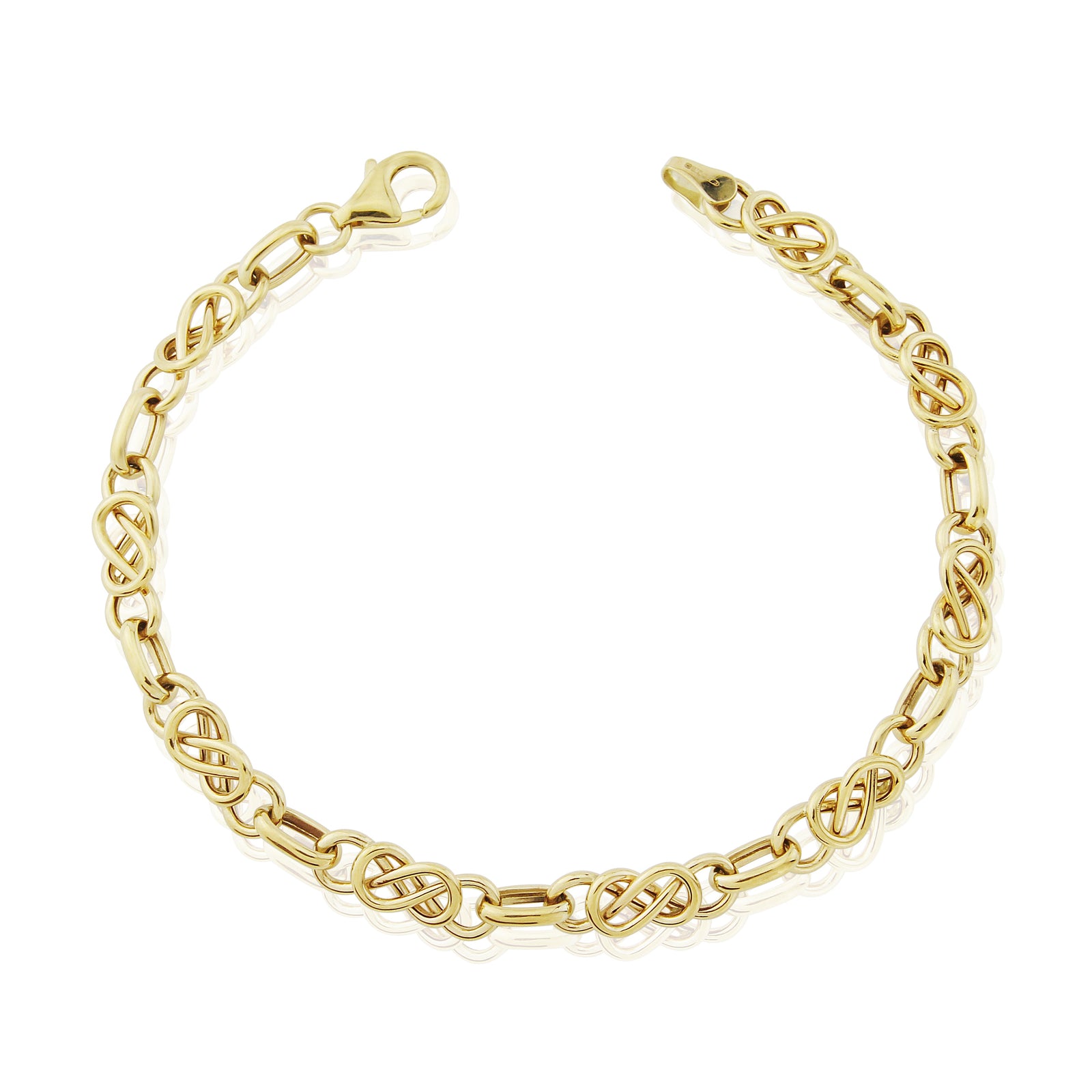 9ct twist gold bracelet