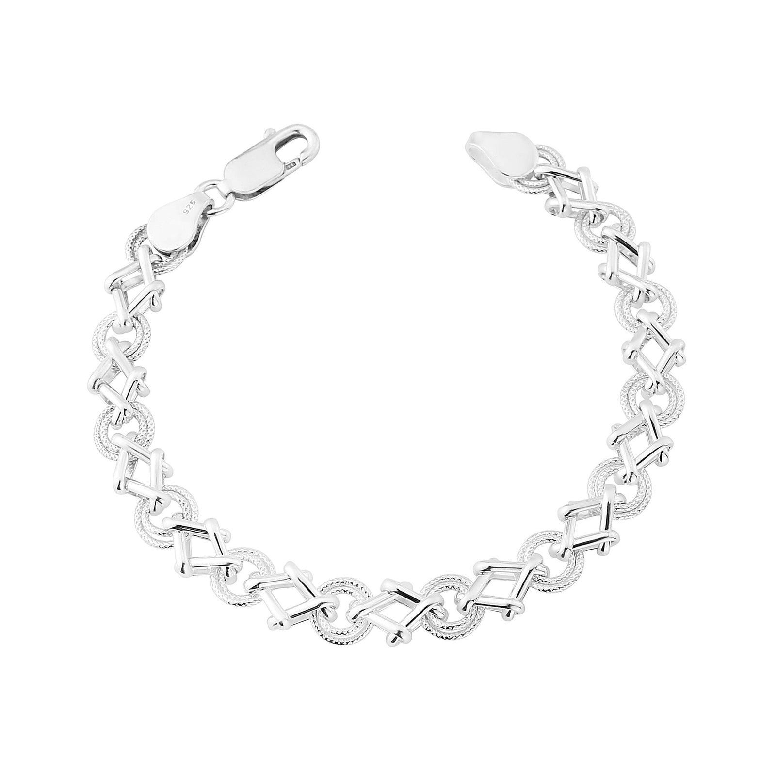 silver fancy bracelet