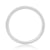 9ct white gold channel set diamond half eternity ring 0.25ct