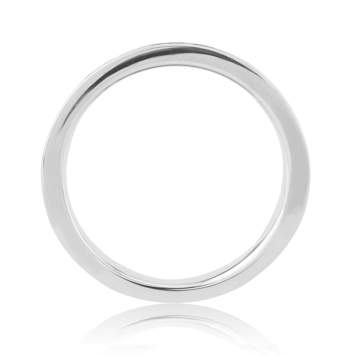 9ct white gold channel set diamond half eternity ring 0.50ct