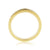 9ct gold milgrain edge channel set diamond half eternity ring 0.25ct