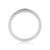 Platinum channel set millgrain edge diamond half et ring .25ct H/Si
