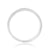 9ct white gold channel set diamond half eternity ring 0.10ct