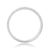 9ct white gold diamond set half eternity ring 0.10ct