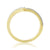 9ct gold diamond set crossover wishbone ring 0.20ct