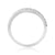 9ct white gold diamond set wishbone ring 0.20ct