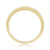 9ct gold diamond set wishbone ring 0.15ct