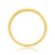 9ct gold channel set swirl diamond half eternity ring 0.15ct