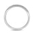 9ct white gold two row diamond half eternity ring 0.20ct