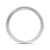 9ct white gold two row diamond set half eternity ring 0.15ct