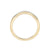 9ct Yellow gold wishbone & diamond joined half et ring 0.13ct