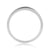 9ct white gold channel set diamond half et ring 0.10ct