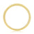9ct gold 2mm round machine cut milgrain edge ruby & diamond half eternity ring 0.13ct
