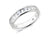 2.00ct channel set brilliant & baguette cut full diamond band ring