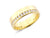 0.50ct channel set brilliant cut full diamond band ring