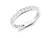 1.50ct channel set princess cut full diamond band ring
