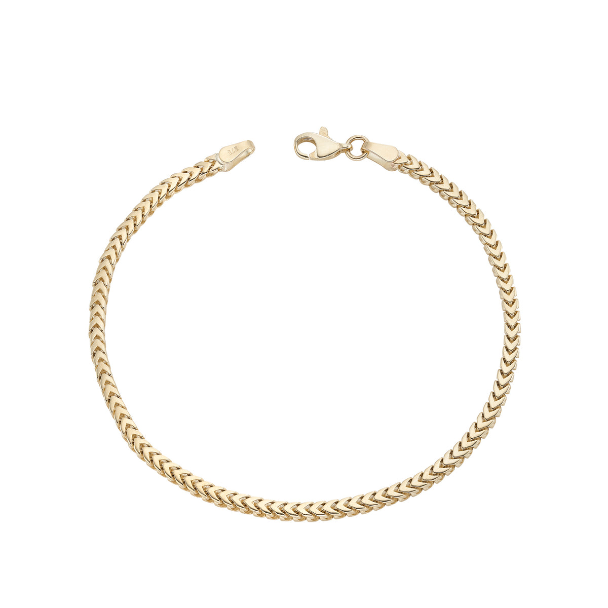 9ct yellow gold bracelet