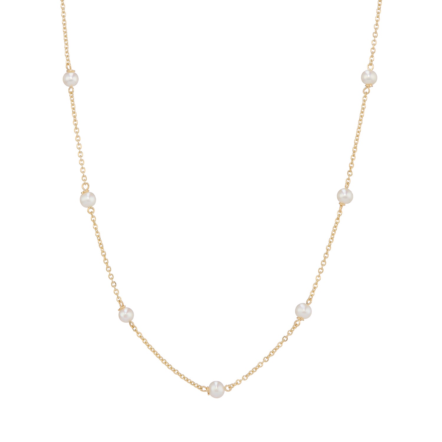 9ct gold 18" Fresh Water Pearl necklace