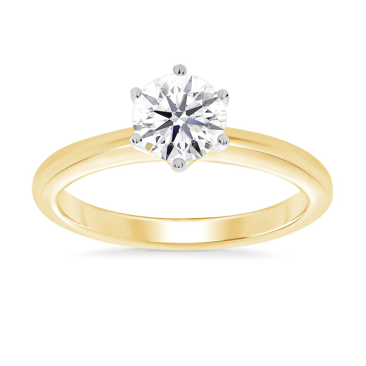 9ct gold lab grown E/VS Diamond single stone ring 1.00cts LG