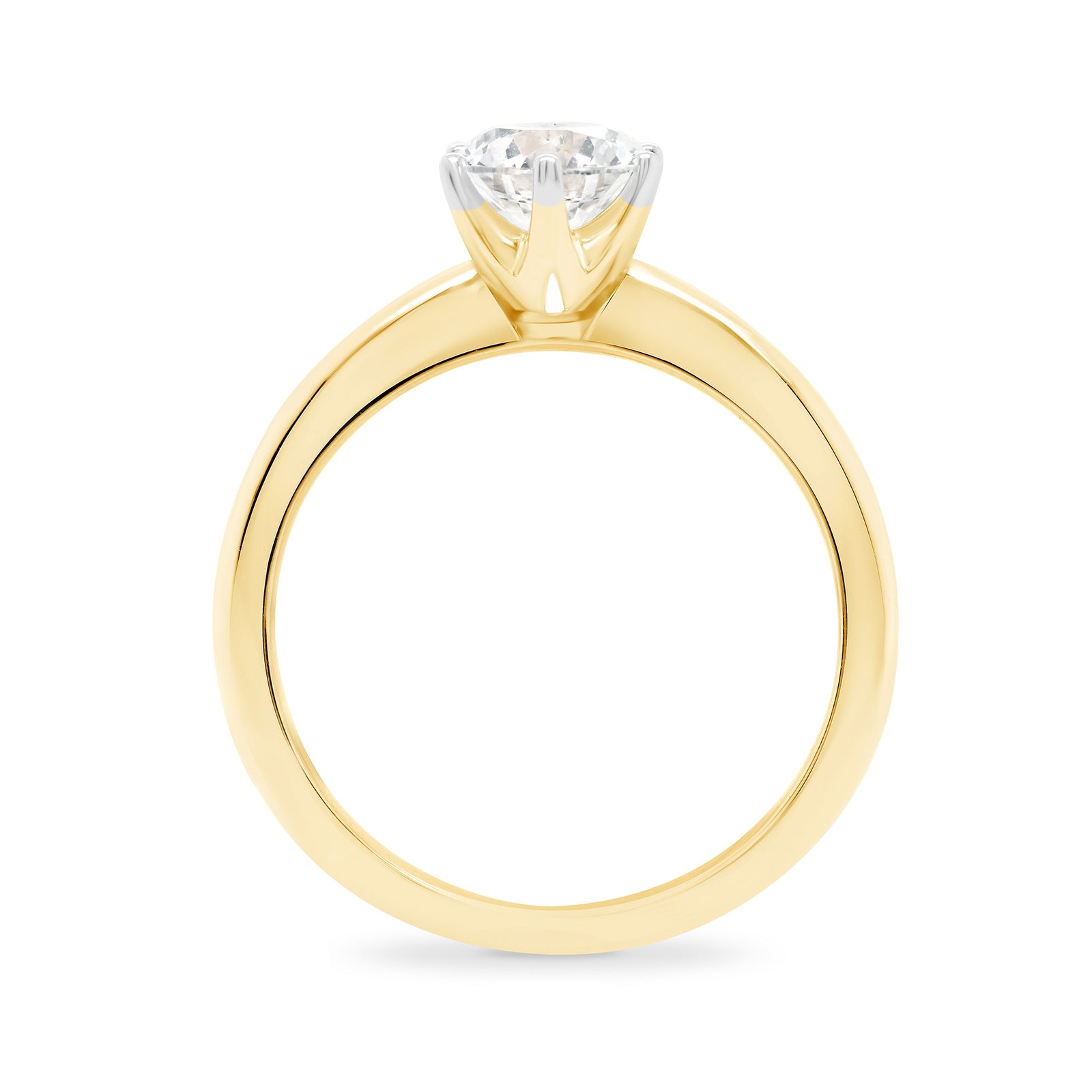 9ct gold lab grown E/VS Diamond single stone ring 1.00cts LG