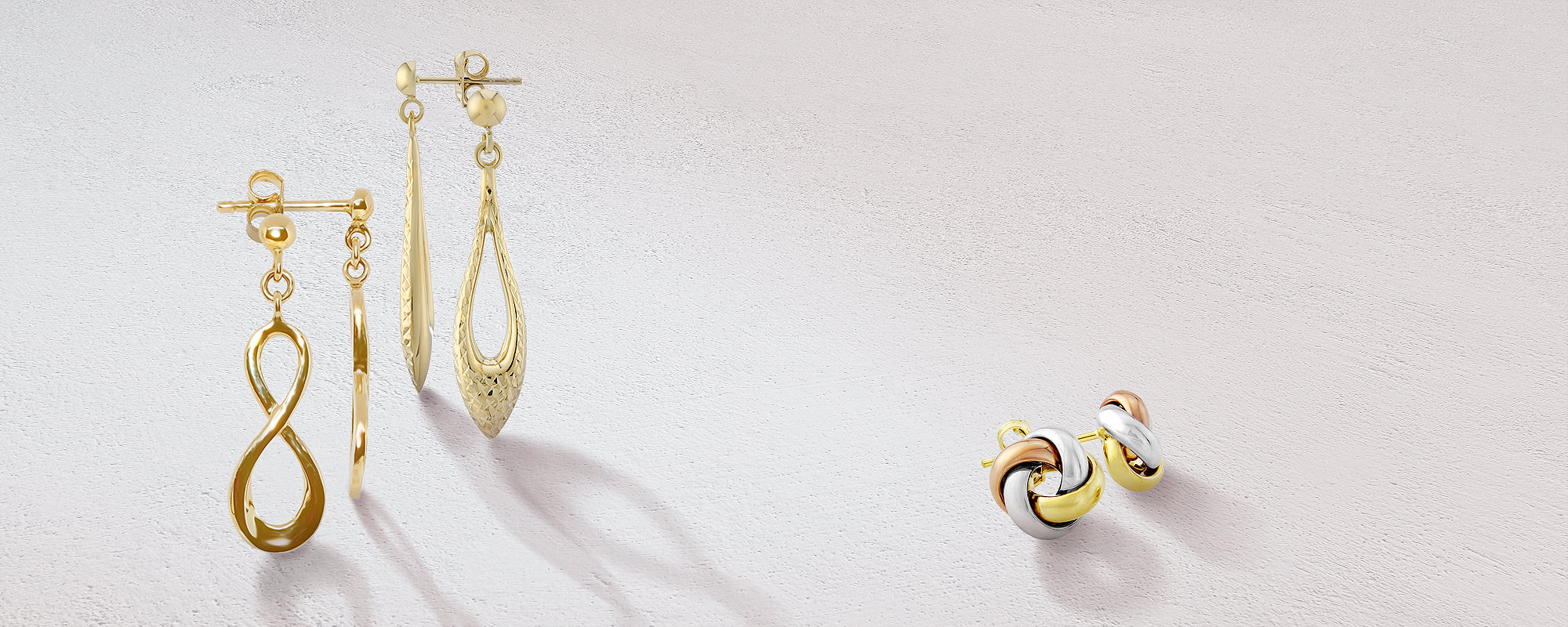 EAS Jewellery gold earrings