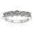 9ct white gold 5 stone miracle plate diamond ring 0.25ct