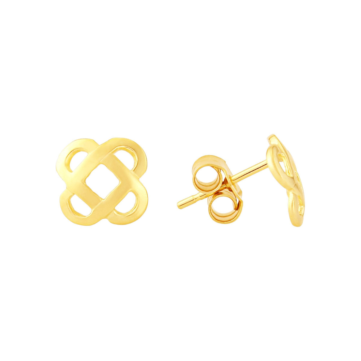 9ct gold celtic stud earrings