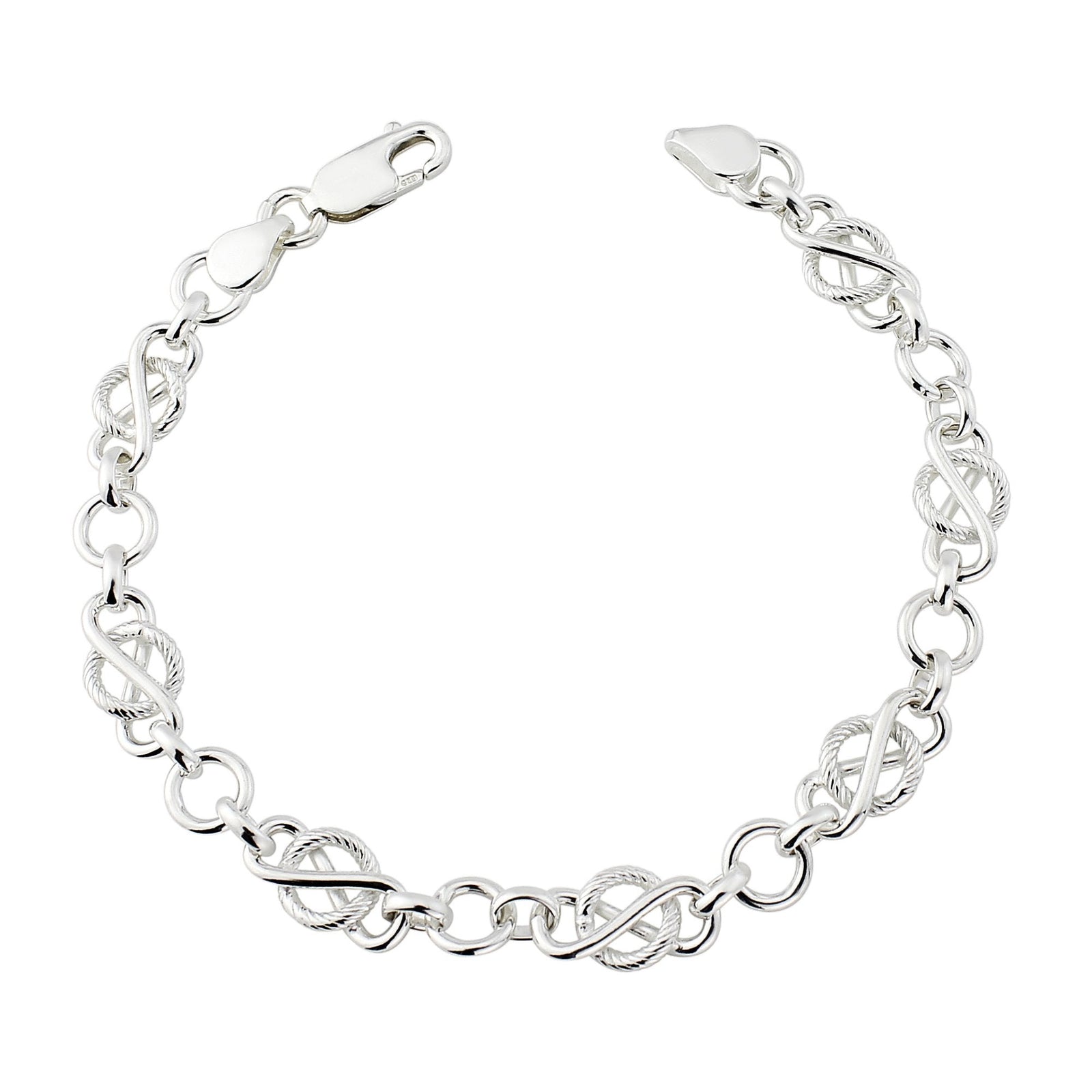 silver celtic style fancy bracelet