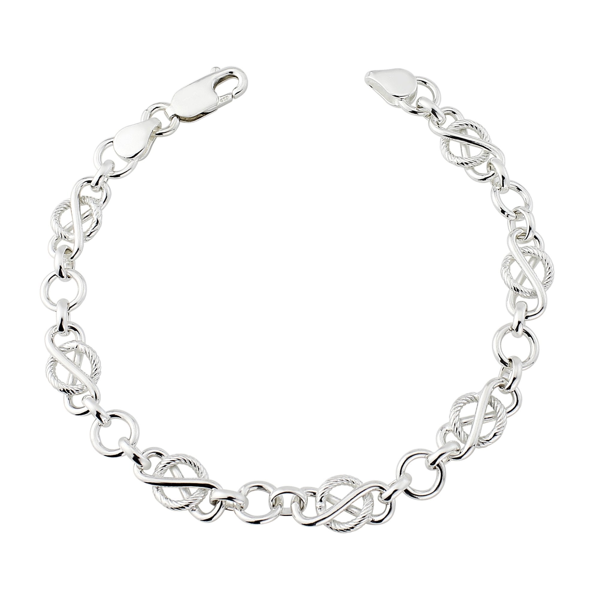 silver celtic style fancy bracelet