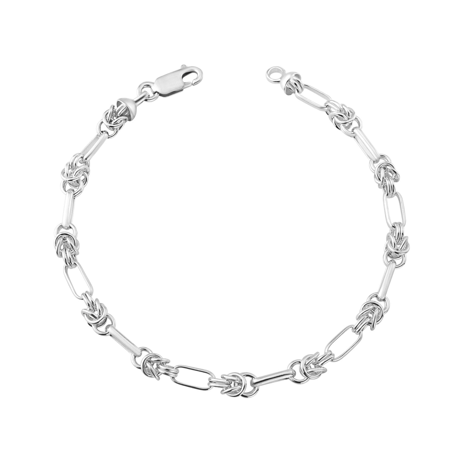 silver fancy bracelet