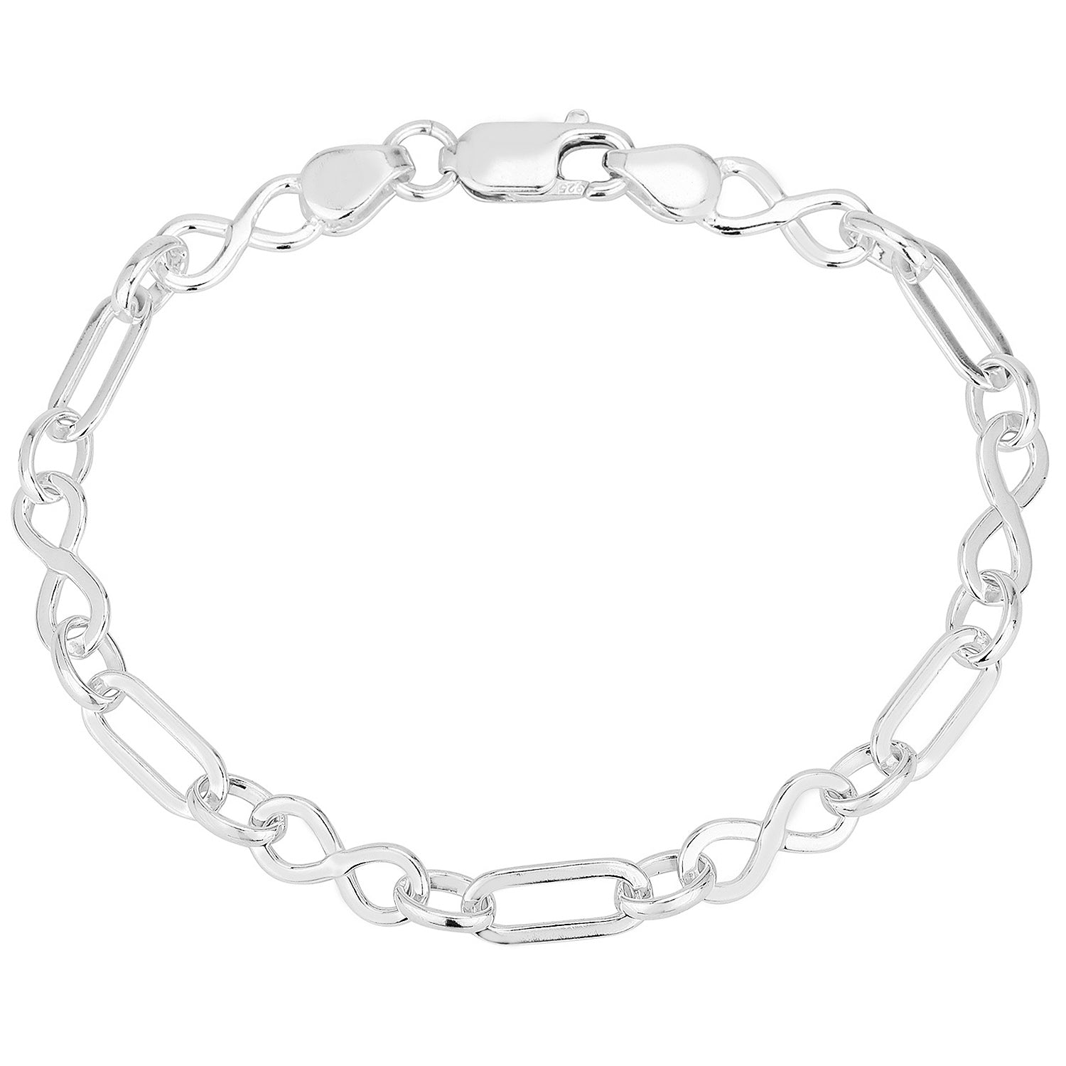 silver hand made bracelet