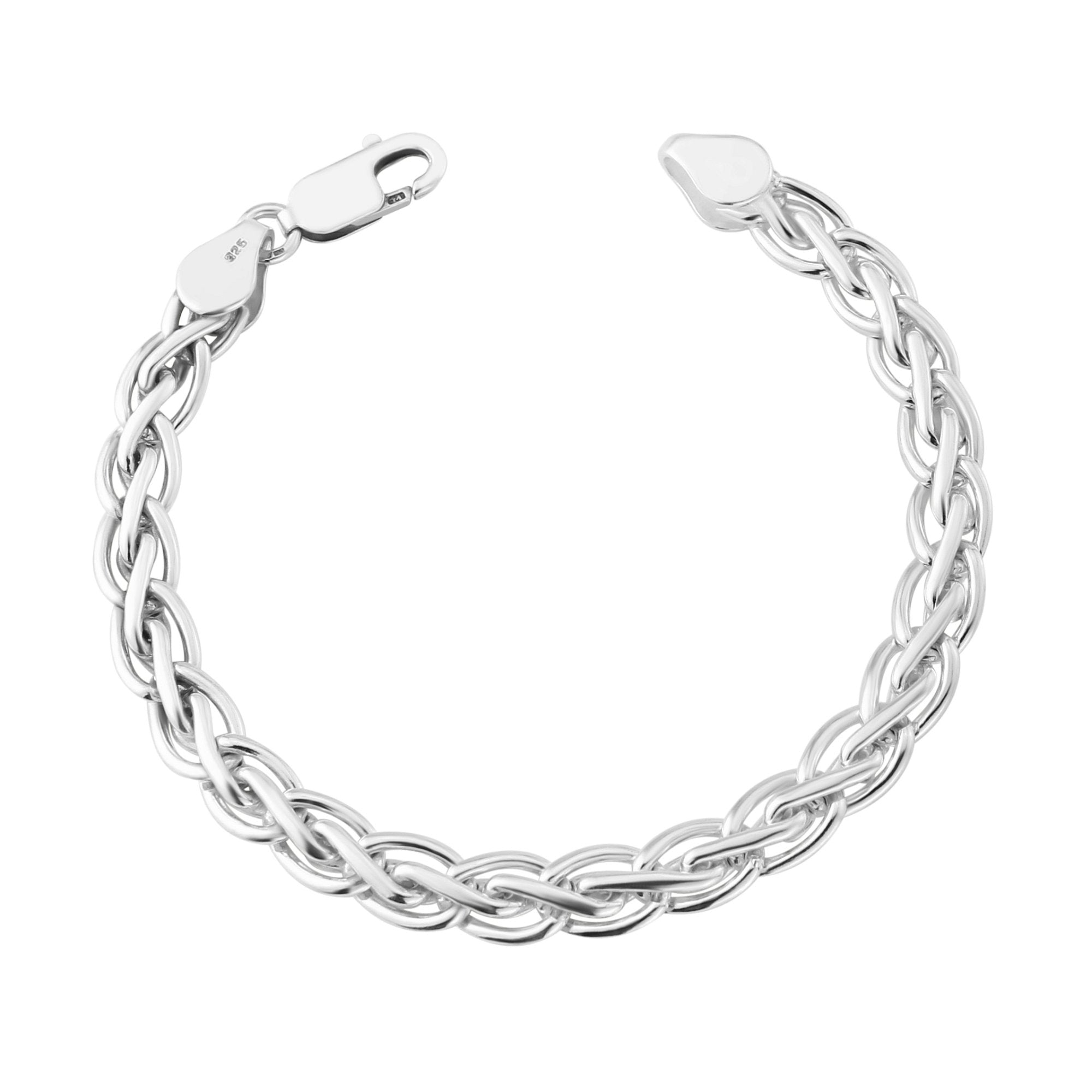 silver fancy bracelet